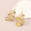 N10854 European and American cross-border jewelry, creative, individual and stylish metal style necklace, ZA Leaf exaggerated individual necklace Application Scenario